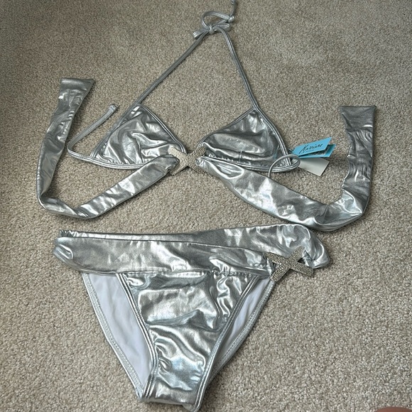 New Marciano silver bikini SET - Picture 2 of 11